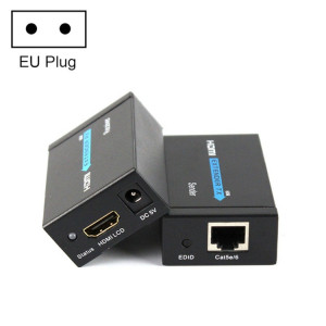 HDY-60 HDMI To RJ45 60M EXTENDER Câble réseau unique à l'amplificateur de signal HDMI (prise EU) SH401B1620-20