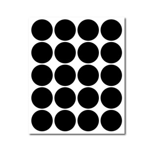50 Ensembles Stickers de bouteille de rangement amovible imperméable PVC Sticker Blackboard Easy à Effacement 20pcs / Set 170x220mm SH1604991-20