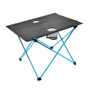 8249 Table de pique-nique de pique-nique en aluminium ultra léger en plein air (bleu) SH701B103-20