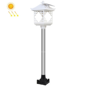 8 LED Solaire House extérieure Apparence Lawn Jardin Décoration de jardin (lampe de sol blanc) SH401F724-20