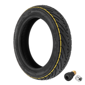 Pneu à vide rayé de scooter électrique de 10 pouces avec buse d'air pour ninebot max g30 / g30e / g30lp SH42311415-20