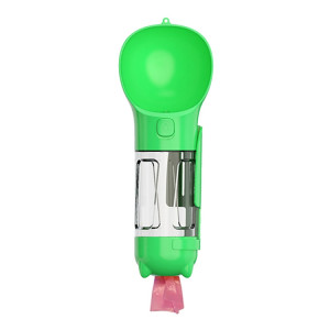 3 en 1 fontaine d'eau extérieure étanche pour chien bouteille à boire portable pour animal de compagnie, taille: 300 ml (vert) SH901C966-20