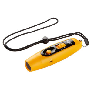 JUNCTION Sifflet d'entraînement en plein air avec chargement USB et commande de trafic à décibels élevés avec fonction d'éclairage (jaune) SH201E244-20