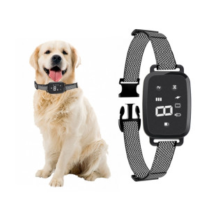 Collier de frappe électrique automatique intelligent tactile affichage numérique rechargeable étanche dresseur de chien arrêter aboyeur SH66251332-20