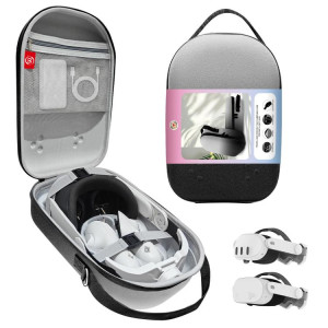 Sac de rangement pour casque Meta Quest 3S / 3 VR JYS (noir et blanc) SJ701C743-20