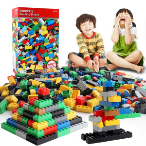 1000 dans 1 blocs de construction matériels ABS de jouets de DIY intelligents, livraison aléatoire de couleur SH2156541-20