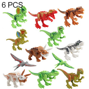 6 en 1 jouets intelligents de bricolage ABS de jouets intelligents dinosaures de blocs, livraison aléatoire de style SH21591922-20