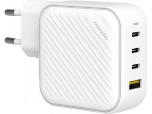 Chargeur USB-C & USB-A 100 W pour Mac, iPad et iPhone Novodio C-Charge 100 GaN ADPNVO0041-20