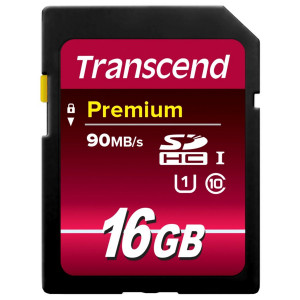 Transcend SDHC 16GB Class 10 UHS-I 400x Premium 667478-20