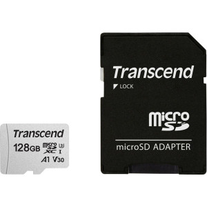 Transcend microSDXC 300S-A 128GB Class 10 UHS-I U3 V30 A1 426036-20