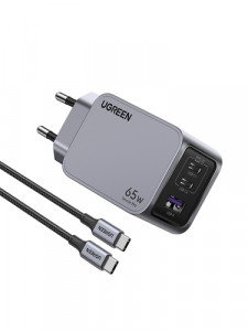 UGREEN Nexode Pro 65W GaN Charger with USB-C Cable 859749-20