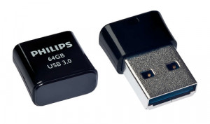 Philips USB 3.0 64GB Pico Edition noir 513095-20