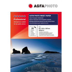 AgfaPhoto Professional Photo papier 260 g satin A 4 20f. 446056-20