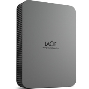 LaCie Mobile Drive Secure 5TB gris sidéral USB 3.1 Type C 778213-20
