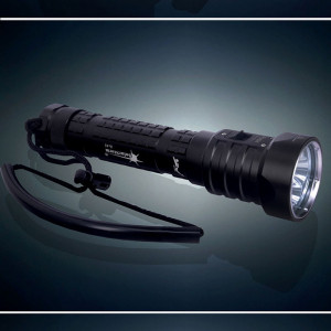 Lampe torche 6000 Lumen Cree LED Plongée sous-marine 4 CREE XM-L U2 LED, IPX8, 100 mètres étanche, 3 modes d'éclairage, corps en aluminium C65507-20