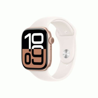 Apple Watch Series 10 GPS 42mm Rose Gold Alu Case, Light Blush Sport Band M/L EU MWWU3 DP33900306-20