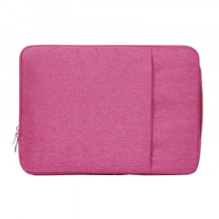 Sac à bandoulière portatif portable universel de 15,4 pouces Sac à dos portables pour ordinateur portable pour MacBook Air / Pro, Lenovo et autres ordinateurs portables, taille: 39,2x28,5x2cm (magenta)