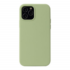 Cas de protection antichoc couleur liquide de couleur solide pour iPhone 13 (Matcha Green)