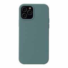 Cas de protection antichoc couleur liquide de couleur solide pour iPhone 13 (pin vert)