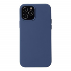 Cas de protection antichoc couleur liquide de couleur solide pour iPhone 13 (diamant bleu)