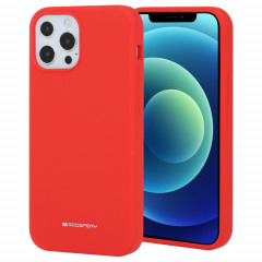 Coque en silicone souple en silicone doux de couleur Silicone GOOSPERY SILICONE SOCK SOCK TPU pour iPhone 13 Pro (rouge)