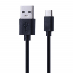 Câble de chargement de noyau en cuivre USB à USB-C / TYPEC, longueur de câble: 30cm (noir)