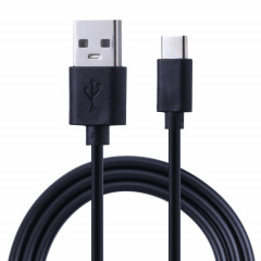 Câble de chargement de noyau en cuivre USB au USB-C / Type-C, longueur de câble: 1m (noir)