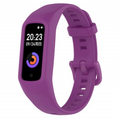 Pour Keep Band B2 Bracelet de montre en silicone intégré de couleur unie (violet)
