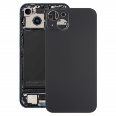 Pour iPhone 15 Plus Couvercle arrière de la batterie en verre (Noir)