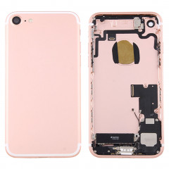 iPartsBuy pour iPhone 7 couvercle de la batterie arrière avec plateau de carte (or rose)