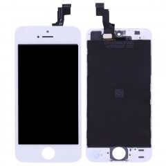 iPartsBuy 3 en 1 pour iPhone SE (LCD + Frame + Touch Pad) Assemblage de numériseur (Blanc)