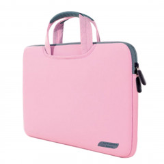 15.6 pouces sac à main portable perméable à l'air portable pour ordinateurs portables, taille: 41.5x30.0x3.5cm (rose)