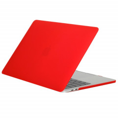 Pour 2016 Nouveau Macbook Pro 13.3 pouces A1706 & A1708 Ordinateur Portable Texture Givrée PC Cas de Protection (Rouge)