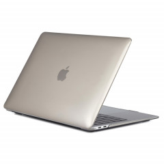 Housse de protection en cristal pour ordinateur portable pour MacBook Air 13,3 pouces A1932 (2018) (Gris)