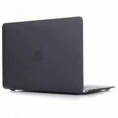 Etui de protection pour ordinateur portable de style mat pour MacBook Air 13,3 pouces A1932 (2018) (Noir)