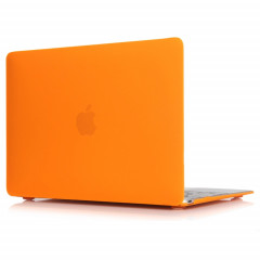 Etui de protection pour ordinateur portable de style mat pour MacBook Air 13,3 pouces A1932 (2018) (Orange)