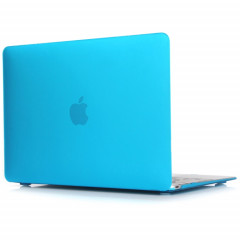 Etui de protection pour ordinateur portable de style mat pour MacBook Air 13,3 pouces A1932 (2018) (Bleu de lac)