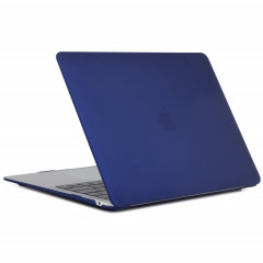 Etui de protection pour ordinateur portable de style mat pour MacBook Air 13,3 pouces A1932 (2018) (bleu pivoine)