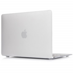 Etui de protection pour ordinateur portable de style mat pour MacBook Air 13,3 pouces A1932 (2018) / A2179 (2020) / A2337 (Blanc)
