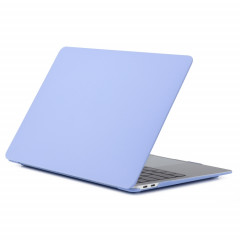 Etui de protection pour ordinateur portable de style mat pour MacBook Air 13,3 pouces A1932 (2018) (Bleu)