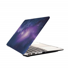 Pour Macbook Air 11,6 pouces Starry Sky Patterns Apple ordinateur portable Water Decals PC étui de protection (Bleu)