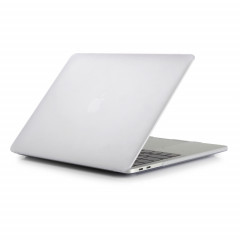 Étui de protection pour ordinateur portable de style givré pour MacBook Pro 15,4 pouces A1990 (2018) (Transparent)
