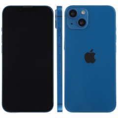 Modèle d'affichage factice d'écran non fonctionnel à écran noir pour iPhone 13 (bleu)
