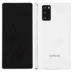 Modèle d'affichage factice faux écran noir non fonctionnel pour Samsung Galaxy Note20 Ultra 5G (blanc)