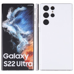 Pour Samsung Galaxy S22 Ultra 5G écran couleur d'origine faux modèle d'affichage factice non fonctionnel (blanc)