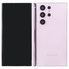 Pour Samsung Galaxy S23 Ultra 5G écran noir faux modèle d'affichage factice non fonctionnel (lavande britannique)