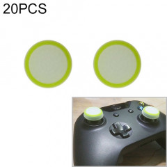 20 PCS Housse de protection en silicone lumineuse pour manette de jeu PS4 / PS3 / PS2 / XBOX360 / XBOXONE / WIIU (vert)