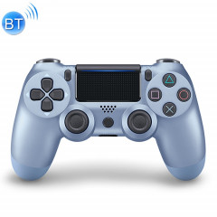 Pour manette de jeu sans fil Bluetooth PS4 avec lumière, version européenne (bleu)