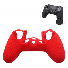 Housse de protection en silicone antidérapante pour Sony PS4 (rouge)