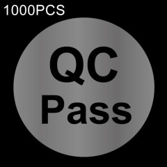 Autocollant de passe de QC de forme ronde de 1000 pièces étiquette de passage de QC (transparent)